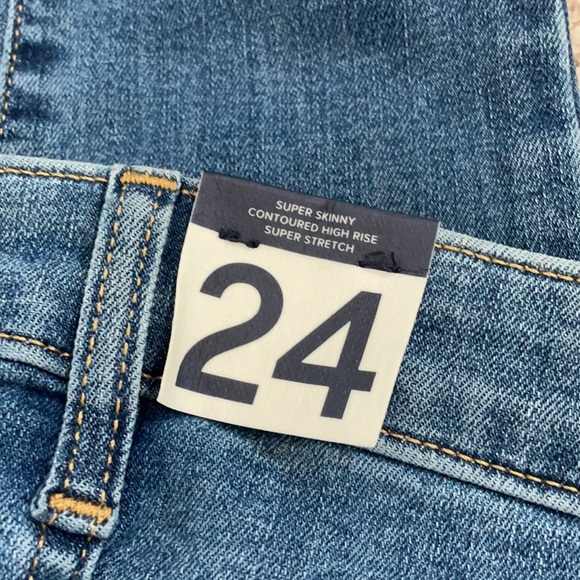 NWT Gap Button Fly Denim High Rise Jeggings Size 24 - Picture 10 of 15